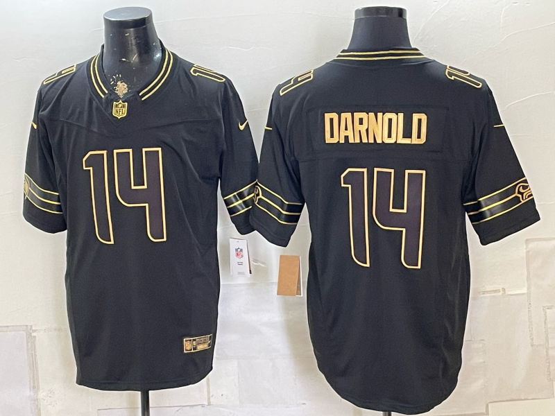 Men 2026 Seattle Seahawks #14 Darnold black Nike Limited NFL Jersey 0814002->seattle seahawks->NFL Jersey